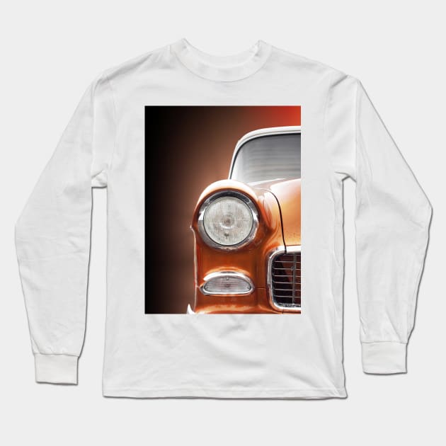 US American classic car 1955 Bel Air Long Sleeve T-Shirt by Beate Gube